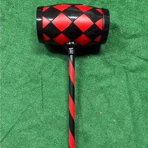 Red and Black Harlequin Mallet